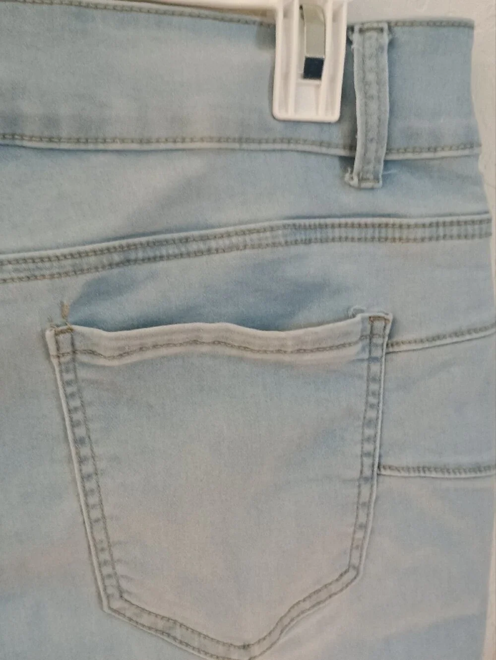 Sandpiper Light Blue Denim Bermuda Shorts